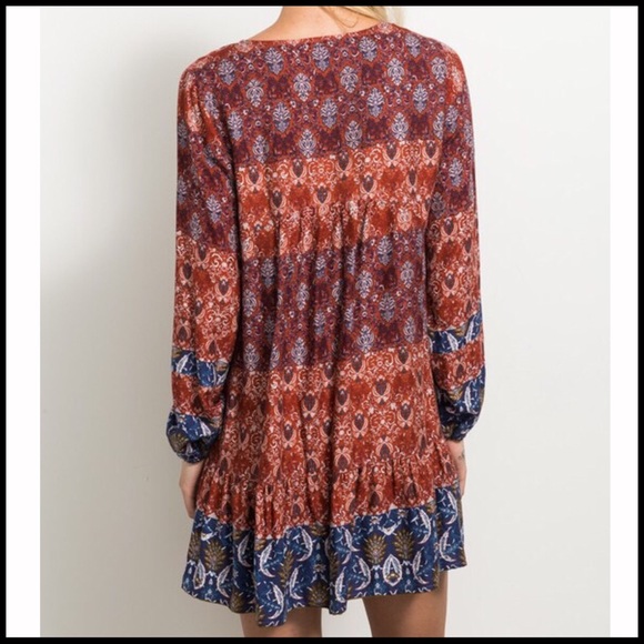 Boho Print Dress - Picture 5 of 6